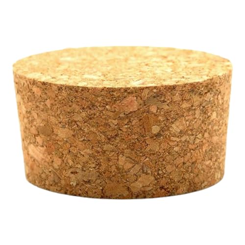 AlcoFermBrew Tapón Grande 54/50 mm - Tapa de Corcho, Cierre Natural, Tapón para Recipientes