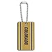 University of Colorado CU Stripes Wood Wooden Rectangle Keychain Key Ring