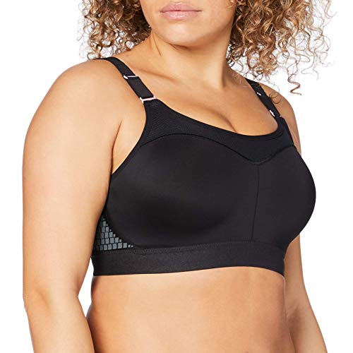 TriAction Damen Sport-BH Control Li W01, Schwarz (Black (04) 04), Gr. 75E (Herstellergröße: 75E)