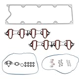 Dasbecan Intake Manifold Gasket Set Compatible with 1999-2009 Chevrolet Buick GMC Saab Savana Sierra Yukon 4.8L 5.3L 6.0L Replaces# MIS16340 MS98016T MS18145 MS50049