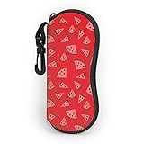 Multifunción: Estuche para anteojos, además de un paquete de almacenamiento para anteojos de sol u otros anteojos grandes, también puede usarlo como bolso, joyero, billetera o bolsas de maquillaje cosmético para llevar dinero, tarjetas, llaves y bolígrafos.Un bonito regalo para cumpleaños, día de inicio. , Acción de Gracias y Navidad.
