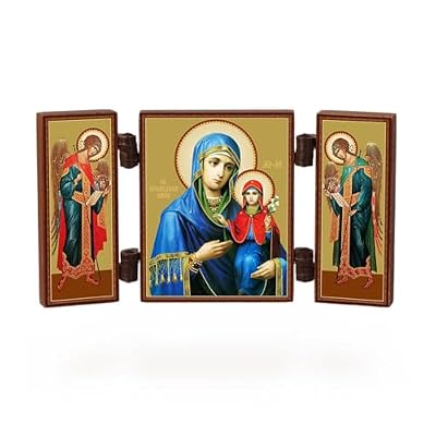 NKlaus - Santa Ana - Tríptico de iconos cristianos - Ana Pravednaja - madera de altar itinerante 36157 | Ya disponible en tu tienda friki favorita! En mundofriki.es! NKlaus - Santa Ana - Tríptico de iconos cristianos - Ana Pravednaja - madera de altar itinerante 36157 | Ya disponible en tu tienda friki favorita! En mundofriki.es!