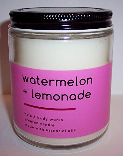 Bath Body Works Watermelon + Lemonade Single Wick Jar Candle-7 Oz #TOP2