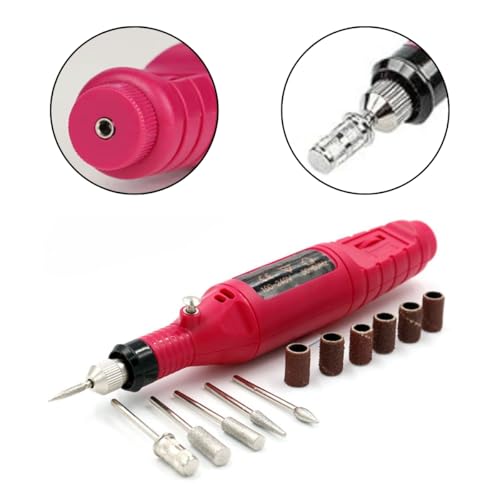 Kit 2 Lixadeiras Motor Elétrica Bivolt Alongamento de Unhas