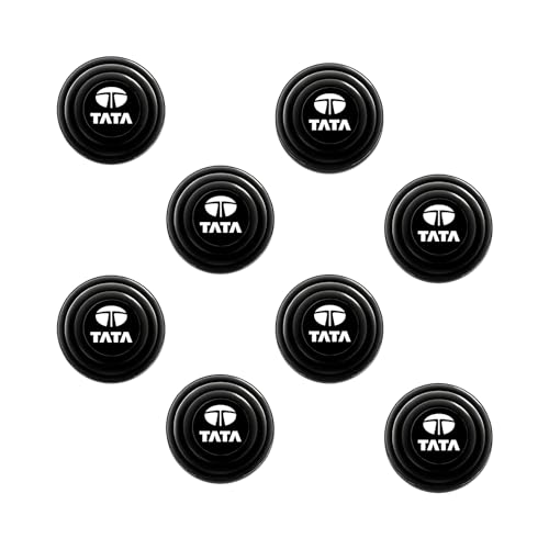 Image of BRAINLE Rubber Shock Absorber for Car Door Protection Guard Accessories and Gadgets, Durable Pads and Protectors (Compatible for TATA)