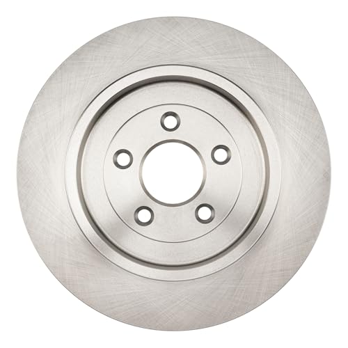 PHILTOP 12.99 inch（330 mm） Rear Solid Disc Brake Rotors Compatible with Ford 2011-2019 Explorer, Ford 2011-2014 Edge, Ford 2009-2019 Taurus, Ford 2009-2019 Flex, 2-PC Set replace # 54125 by PHILTOP - Image 3