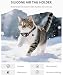 GPS Tracker Katze, Mini Tracker Ohne ABO für Katze (nur Android), Tracking Standort von Haustieren, Reflektierendes Katze Tracker Halsbänder, Arbeite mit Google Find My Device,White