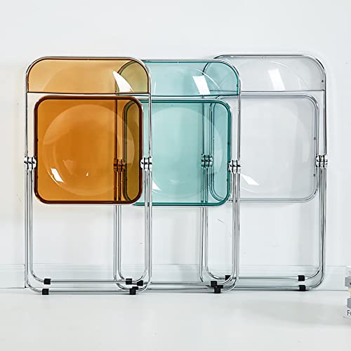 透明フォールディングチェア (シルバー＋透明)