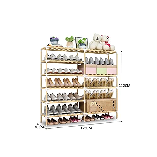 Étagère à chaussures à double rangée pour grand rangement fermé - 3
