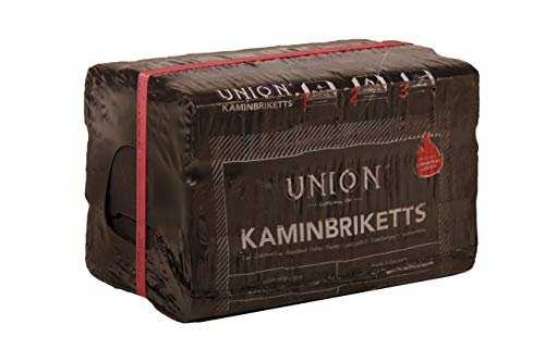 120kg 216 Stück Kaminbriketts Braumkohlebriketts Klütten für Ofen Kamin Feuerstellen