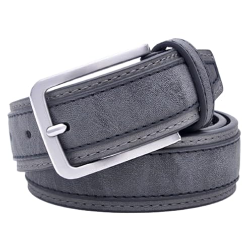 Ceinture boucle à ardillon homme en cuir pleine fleur 34mm