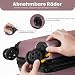 YONSLY Kabinenkoffer mit abnehmbaren Rädern, S Koffer Suitcase Rose Rot, Trolley Reisekoffer, Rollkoffer Handgepäck mit 4 Rollen 360°, Hartschalenreisekoffer, Zahlenschloss, Gummigriff