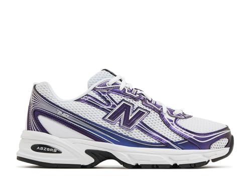 New Balance New Balance 740 Mens Sneakers, Concord Grape/White/Phantom, Size 10