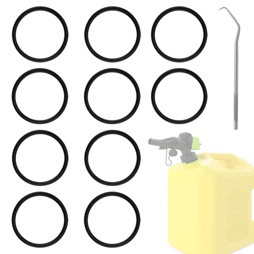 (10 Pack) O-Rings Replacement Compatible Scepter SmartControl Gas Can Spout,O-Rings Replacement Suitable for Scepter SmartControl Gas Can Spout