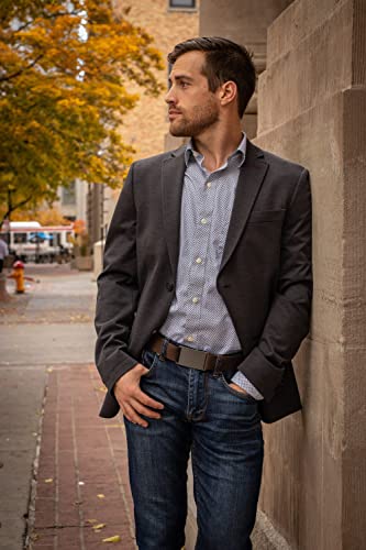 GRIP6 Mens Casual Belt - Adjustable Nylon Belt - Versatile Lifestyle and Tactical Belt for Men - Thumbnail 5