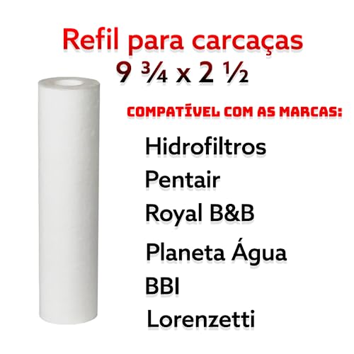 2 Filtros Para Caixa D'agua 1 Polipropileno 1 Carvão Ativado