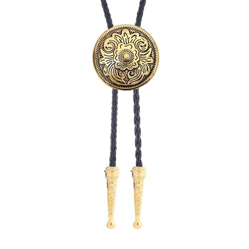 Image of Jeilwiy Bolo Tie for Men, Western Bolero Tie Cowboy Ties Native American Cowgirl Bolo Tie Accessories for Men Women