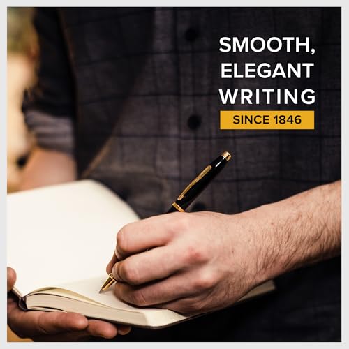 Image of Cross Century II Classic Black Rollerball Pen - Sophisticated Luxury Writing Instrument with Smooth Ink Flow for Professionals and Gift Giving