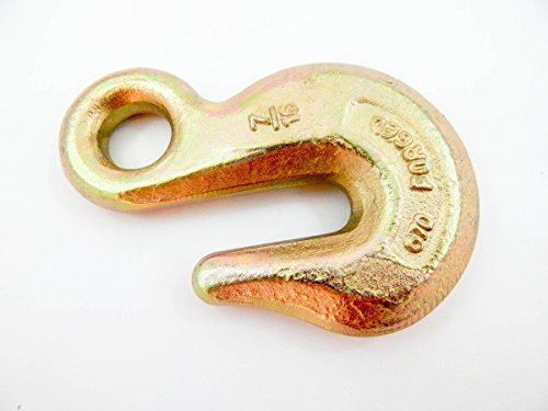 Red Hound Auto 2 Heavy Duty 7/16 Inches Eye Grab Hooks Towing - Grade 70 #TOP2