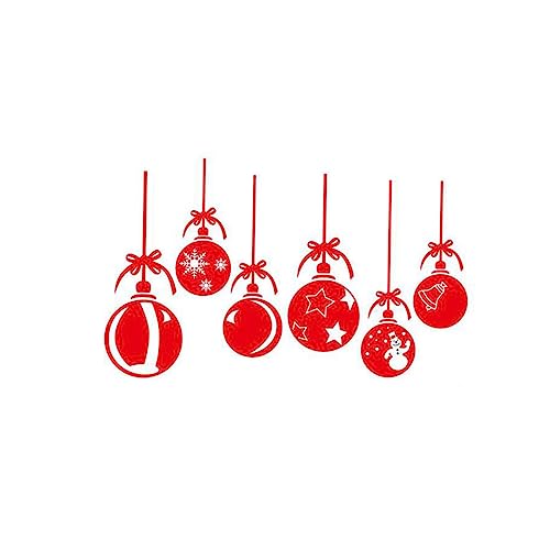 Gatuida 4 Pcs Janela De Natal Se Apega Pano De Fundo Da Festa De Natal Decalques Da Janela De Natal