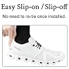 Endoto 2 Pairs Elastic Shoelaces for ON Cloud 5 & 6 No Tie Replacements Shoes Laces Stretchy Bungee Running Training