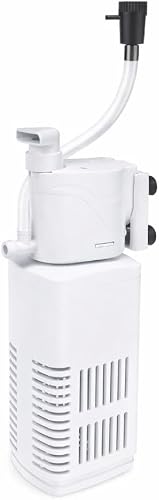 IPF-460 Submersible Aquarium Filter – Silent Pump with Multi-Stage Filtration for Freshwater & Marine Tanks (Up to 100L)