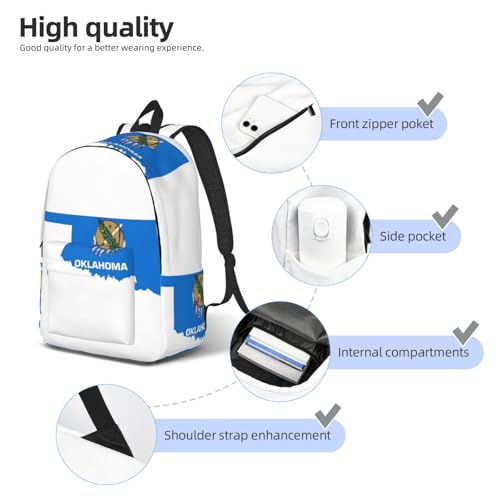 Mochilas rucksack con estampado de mapa de lona negra talla M resistente 5
