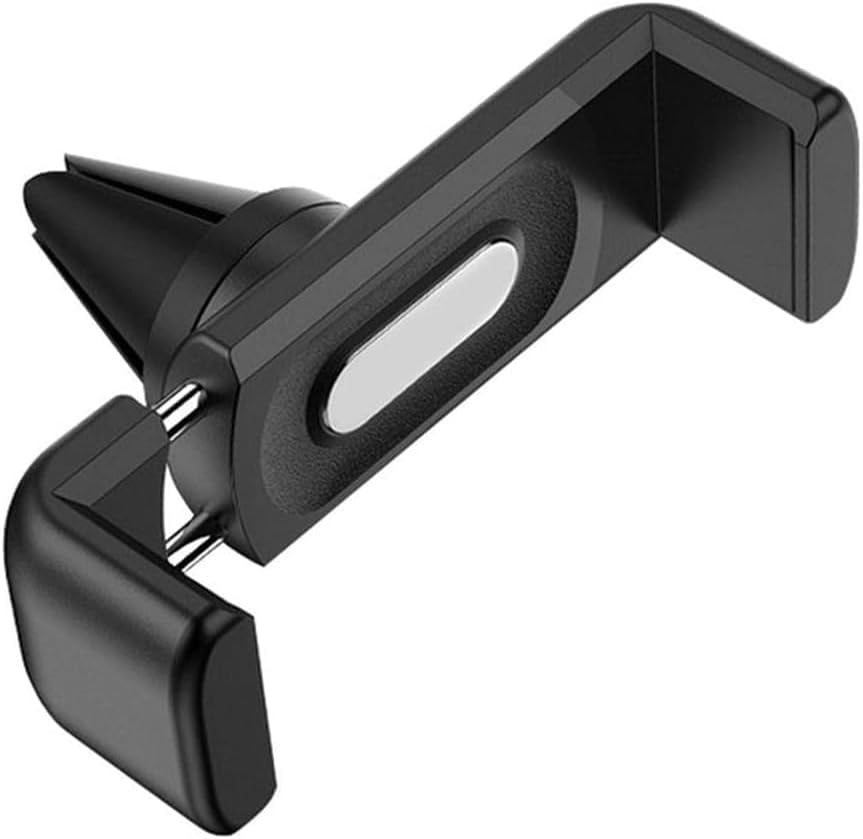 1 soporte negro para teléfono de coche, ángulo de visión ajustable, adecuado para teléfonos inteligentes de 6 pulgadas