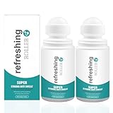 Antitranspirant Deo gegen Starkes Schwitzen,Roll On gegen Schweiß, Anti Schweiß Deo bei Hyperhidrose,Schwitzen am Kopf,Schwitzige Hände,Langzeitschutz Frische,Antitranspirant für Herren&Frauen (2)