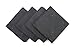 Slate Drink Coasters - Set of 4 - 4" x 4" By Trademark Innovations