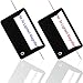His and Her Credit Card Size Lighted 3X Magnifier Bundle Includes 2 Magnifiers, Each Magnifier for Reading has 3X Fresnel Lens, Use as 3X Magnifying Glass with Light or as Reading Magnifier for Menus