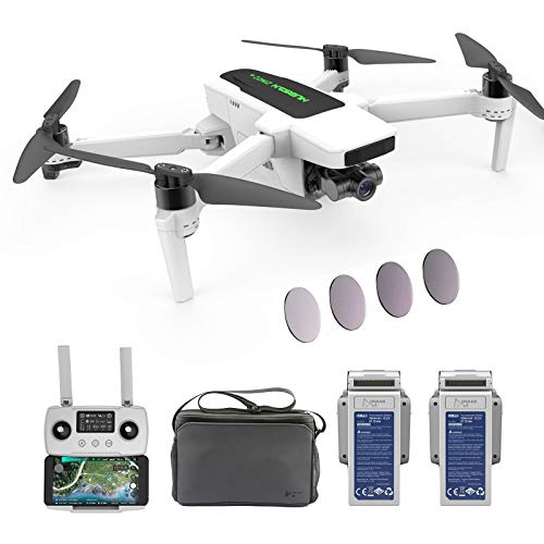Hubsan Zino 2 Plus 4K Drone 60fps Camera with 3-Axis Gimbal, GPS FPV Live Video RC Quadcopter for Adults, 9KM SyncLeas Transmission, Auto Return Home, 35min Flight Time
