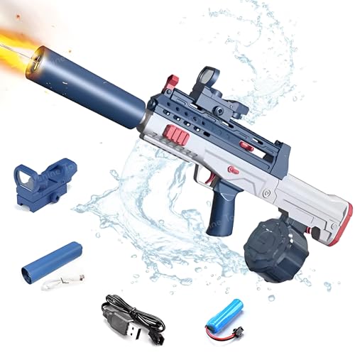 Image of Toyshine Snipper Design Electric Water Gun Toy with Automatic Water Absorption Function, 25-32Ft Range | Self-Filling | Rechargeable | Fun Toy for Kids Holi Party and Outdoor Water Fun