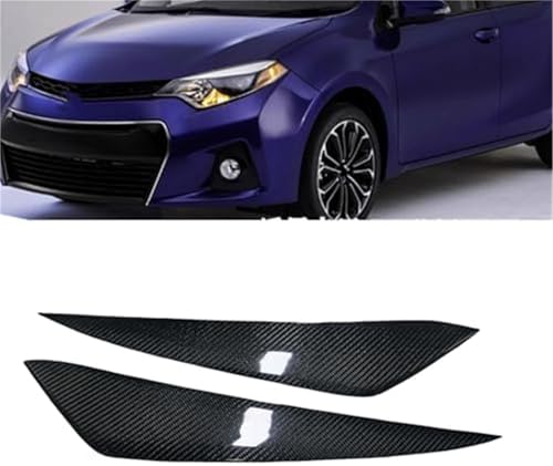 Paupière phare Toyota Corolla Zre182 hayon 2014-2016 garniture chromée sourcil de lampe