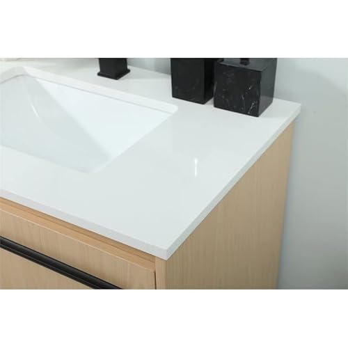 Elegant Decor 30 Inch Single Bathroom Vanity In Maple #TOP3