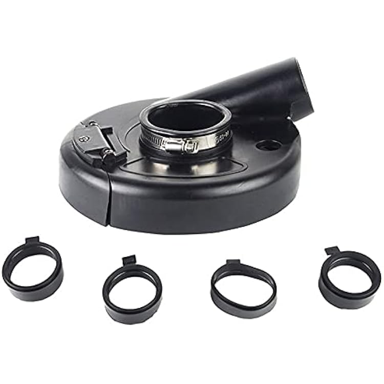 7 Dust Shroud Angle Grinder Universal Surface Grinding Dust Shield Grinding Cover, Black