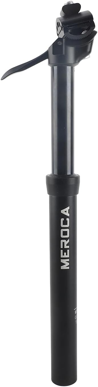 Hydraulic Dropper Post with Manual Control Handle, Adjustable Seat Angle Seatpost for Mountain Bikes, High Strength Aluminum Alloy Bike Dropper for Cycling, Precision Hydraulic