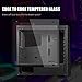 immagine 3GOLDEN FIELD - Case per PC da Gaming Computer Mid-Tower ATX/M-ATX/ITX con Finestra Laterale per PC Desktop (Mittlerer Turm, Z7)