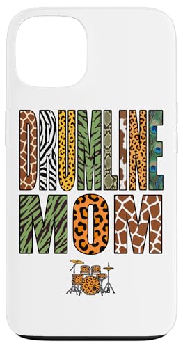 Drumline Mom Band ��̓� �A�j�}���v�����g �T�t�@���h���}�[ �X�}�z�P�[�X iPhone 13 �p