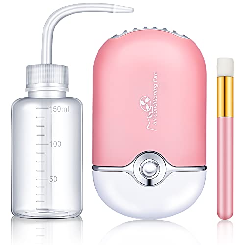 3 Pieces USB Mini Portable Fans Rechargeable Electric Handheld Air ...