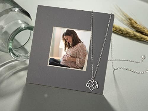RareLove New Mum Gifts for Women,Mum Gifts,Pregnancy Gifts for First Time Mums,To My Mummy 925 Sterling Silver Tiny Infinity Heart Necklaces for Women,Baby Shower Gifts,Wife Christmas Present