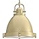 Hunter - Bridgemoor 2-light Modern Brass, Medium Size Pendant Light, Dimmable, Industrial Style, Dome Shaped, for Bedrooms, K