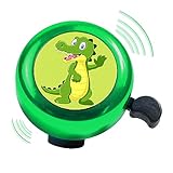 Fahrradklingel Kinder, Klingel Fahrrad Kinder Jungen/Mädchen für Kinderfahrrad, Kinder Fahrradglocke, Fahrrad Und Laufrad Zubehör, Weihnachten Geschenk, Fahrradklingel Kinder(Dinosaurier)