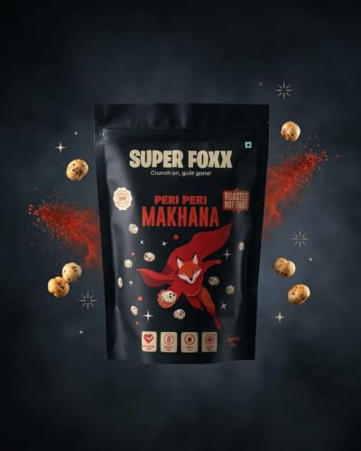 Image of Super Foxx Roasted Makhana | Healthy Snack | 70g (Peri Peri)
