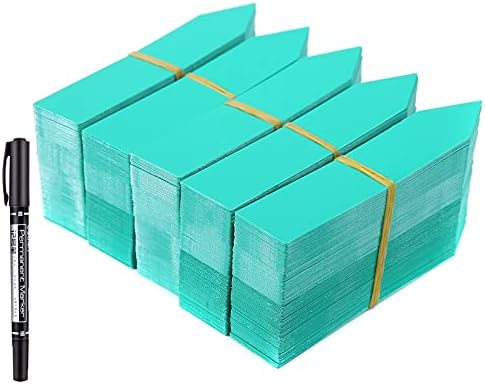 1000 Pcs 4 Inch Garden Plant Labels, Plastic Nursery Tags Waterproof Pot Seed Markers, Green