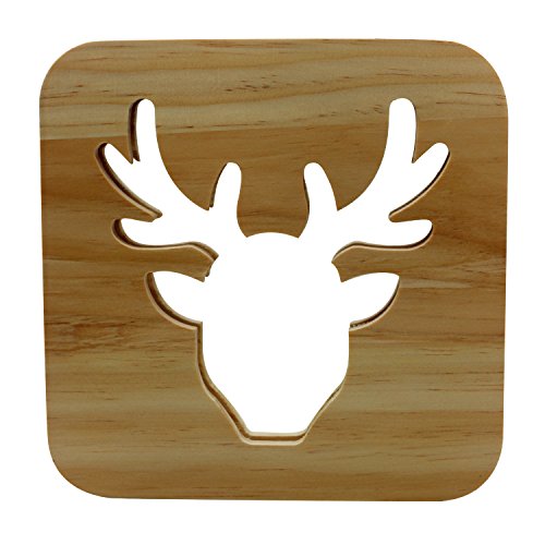 Led Baby Child Nursery Night Light Bedside Home Decor Lamp, Room Decor Night Lights For Kids And Adults, Lamps For Bedroom Living Room 3D Shadow Lamp-Deer #TOP5