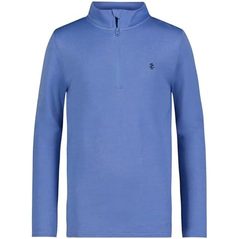 IZOD Boys' Lightweight Fleece Quarter Zip Pullover Cover