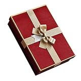 Vduck Caja de Regalo de joyería Caja de Embalaje Caja de Regalo del día de San Valentín Caja de joyería Elegante Caja de Regalo de Dama de Honor