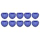 QUARKZMAN 10 Stück Urinal Screen Deodorizer, Anti-Splash Duftende Urinal Kuchen Geruchsschutz Urinal Matten für Toiletten, Badezimmer, Blau