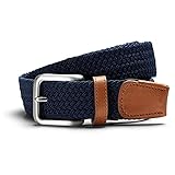 woven belt Jack & Jones JACSPRING Woven Belt Noos Cinturón, Azul (Navy Blazer Navy Blazer), 105 para Hombre